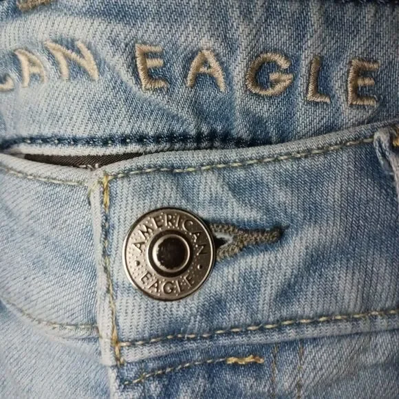 American Eagle Air Flex+ Jeans Boys Youth Unisex Size 29x30 Light Blue W… - Picture 4 of 8